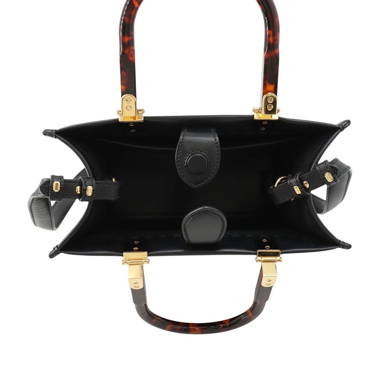 フェンディ ハンドバッグ サンシャイン ショッパー スモール レザー 8BH394 FENDI 2wayショルダーバッグ 黒