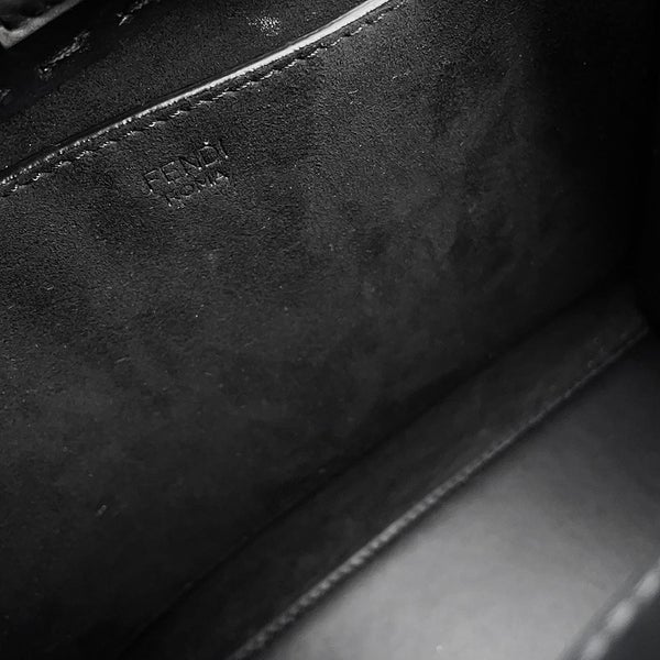 フェンディ ハンドバッグ サンシャイン ショッパー スモール レザー 8BH394 FENDI 2wayショルダーバッグ 黒