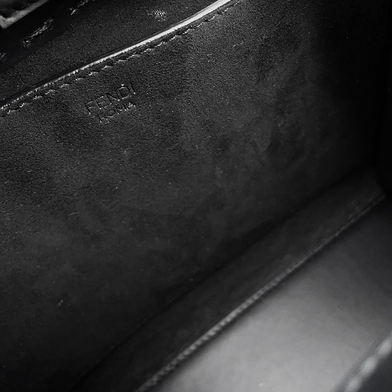 フェンディ ハンドバッグ サンシャイン ショッパー スモール レザー 8BH394 FENDI 2wayショルダーバッグ 黒