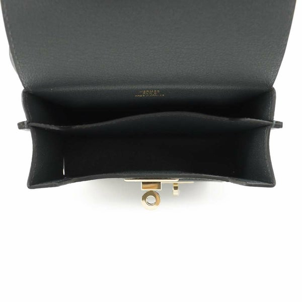 エルメス ショルダーバッグ ケリーマルチポケット グリミスティ/シャンパンゴールド金具 エプソン W刻印