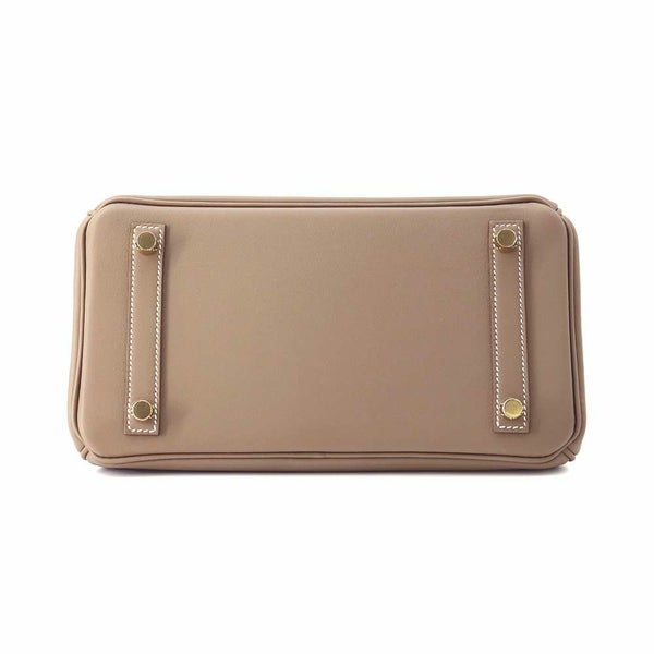 エルメス バーキン25 エトゥープ/ゴールド金具 スイフト W刻印 HERMES Birkin ハンドバッグ