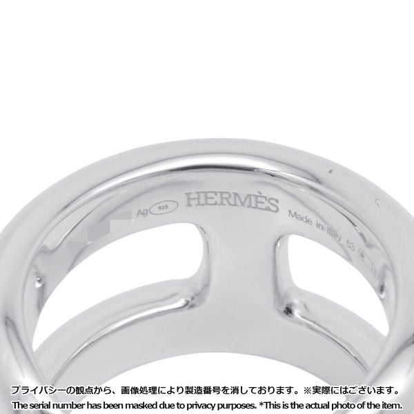 エルメス リング オスモズPM Osmose SV925シルバー リングサイズ53 HERMES ジュエリー 指輪