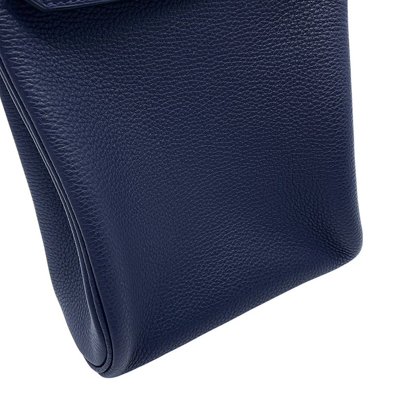 エルメス ボディバッグ ケリー アッカドPM ブルーニュイ/シルバー金具 トゴ U刻印 メンズ