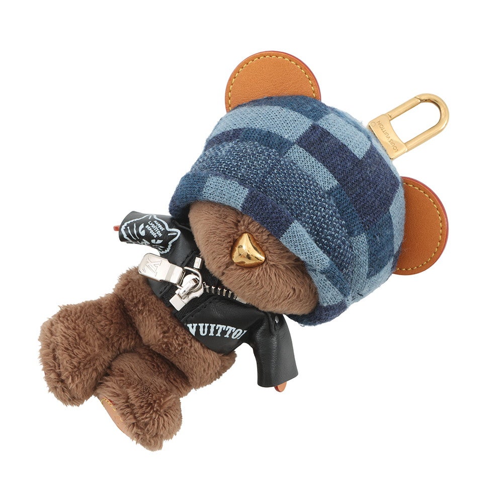 ルイヴィトン バッグチャーム LV ルイ ベア フェイクファー M03206