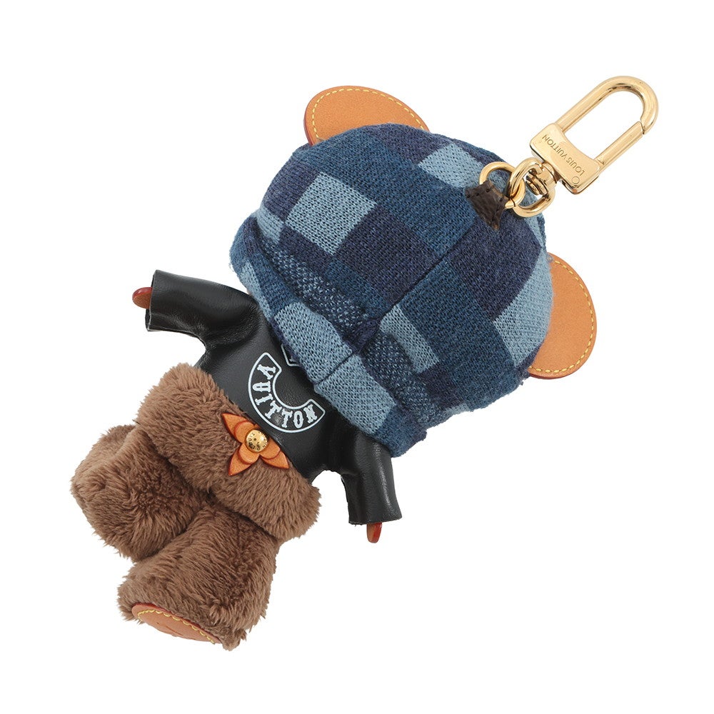 ルイヴィトン バッグチャーム LV ルイ ベア フェイクファー M03206