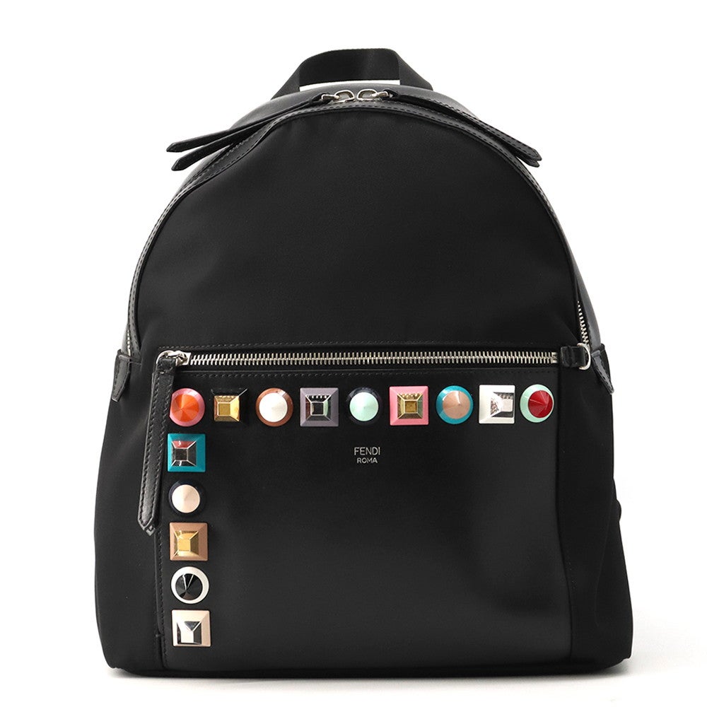 フェンディ リュック スタッズ レザー 8BZ035 FENDI バッグ バック