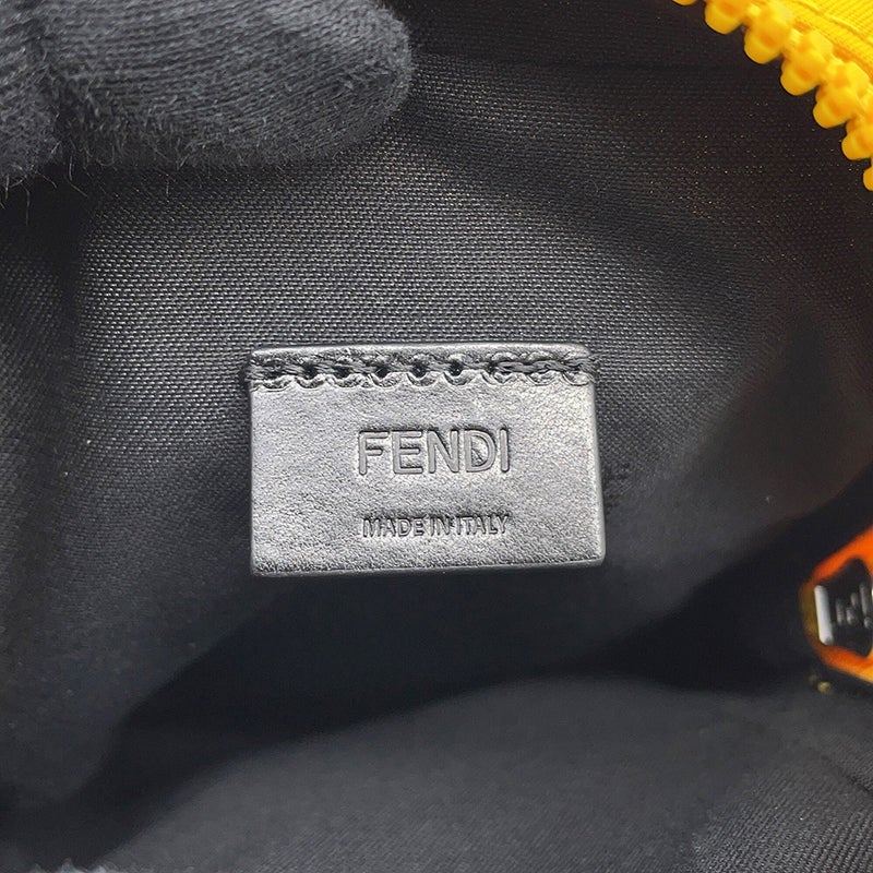 フェンディ フォンホルダー バゲット フォンポーチ ナイロン/レザー 7AS056 FENDI スマホケース ショルダーバッグ