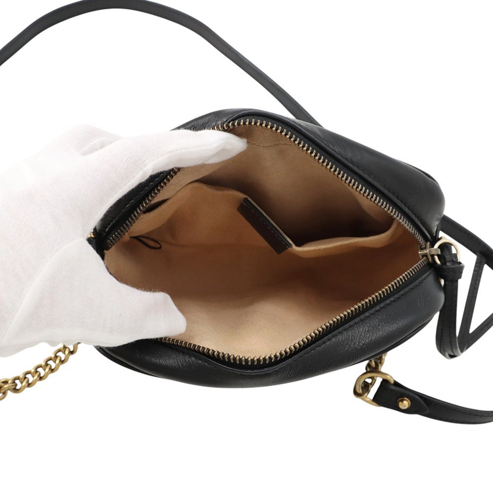 グッチ チェーンショルダーバッグ GGマーモント レザー 634785 GUCCI