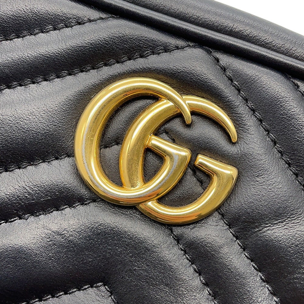 グッチ チェーンショルダーバッグ GGマーモント レザー 634785 GUCCI