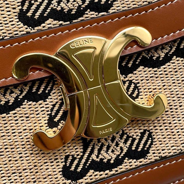 セリーヌ ショルダーバッグ クラシック トリオンフ ラフィア 191242EBO CELINE バッグ