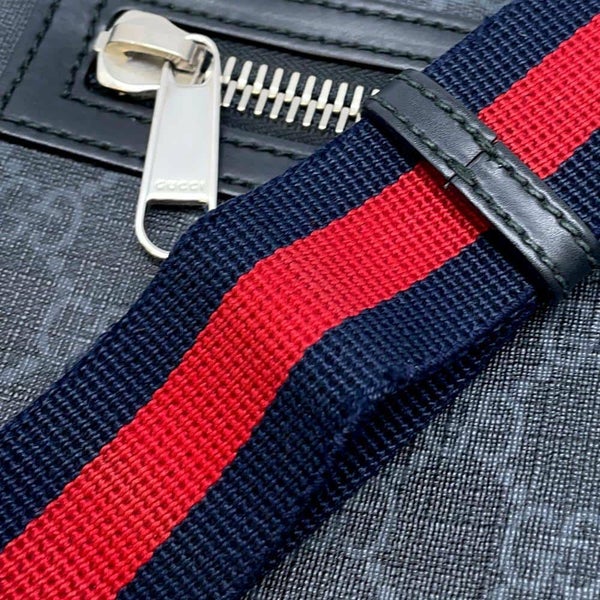 グッチ ショルダーバッグ GGスプリーム メッセンジャーバッグ 474137 GUCCI バッグ メンズ ウェブ 黒