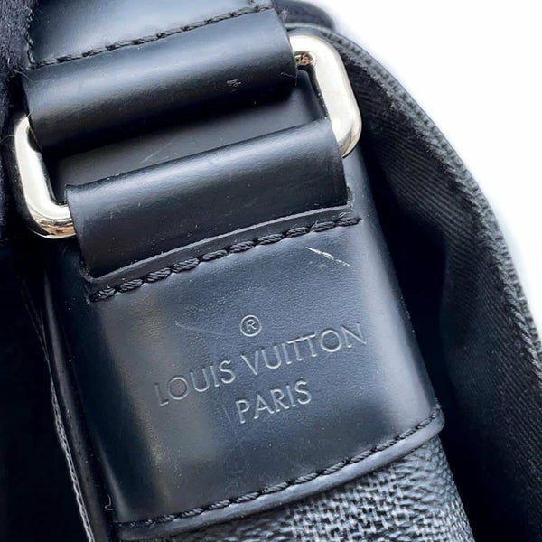 ルイヴィトン ショルダーバッグ ダミエ・グラフィット ディストリクトNM MM N41029 ヴィトン メンズ ブラック 黒