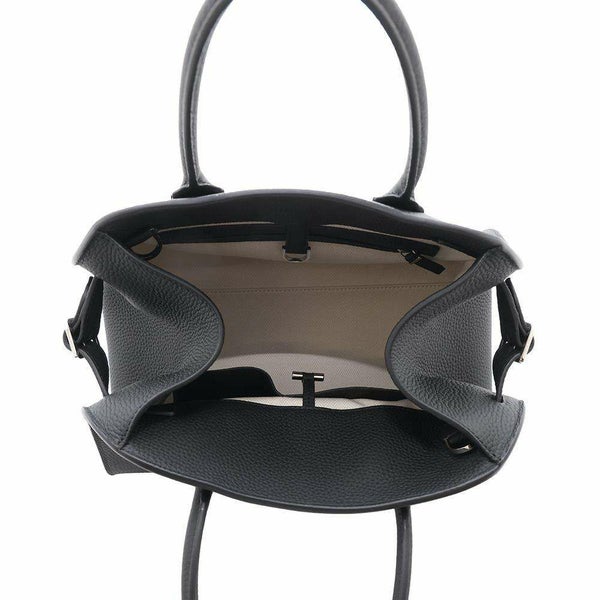 ザ ロウ ハンドバッグ ソフトマルゴー12 カーフレザー W1586 THE ROW 2wayバッグ 黒