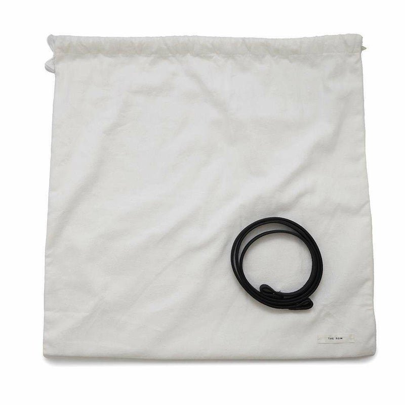 ザ ロウ ハンドバッグ ソフトマルゴー12 カーフレザー W1586 THE ROW 2wayバッグ 黒