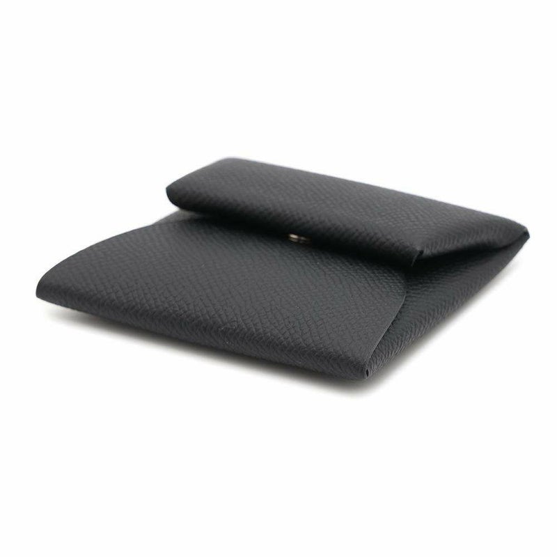 エルメス コインケース バスティア ブラック エプソン W刻印 HERMES 財布