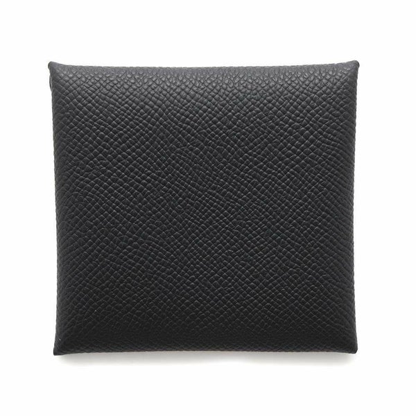 エルメス コインケース バスティア ブラック エプソン W刻印 HERMES 財布