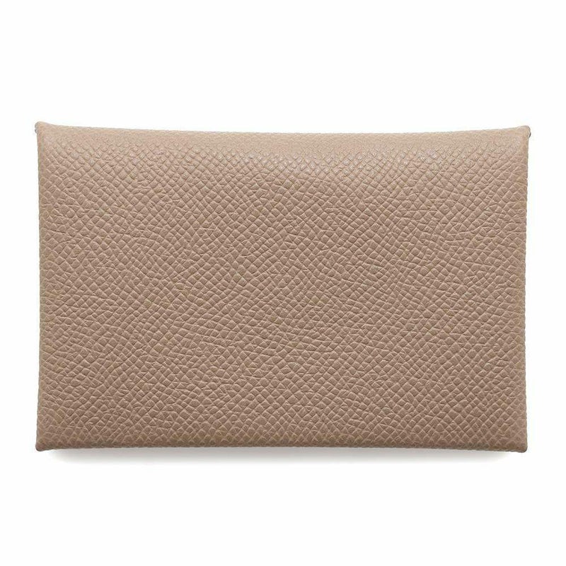 エルメス カードケース カルヴィ エトゥープ エプソン W刻印 HERMES 名刺入れ