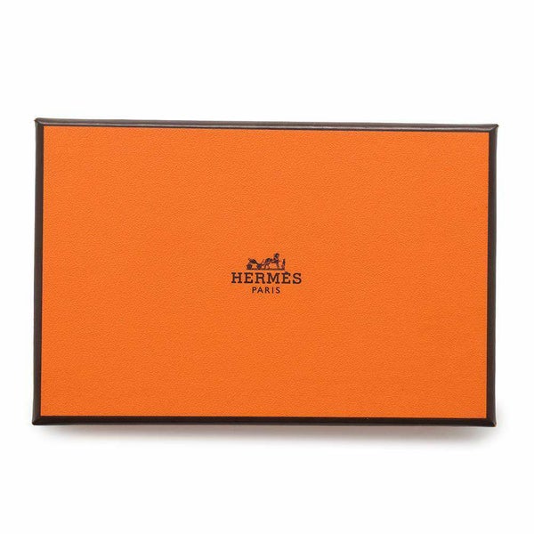 エルメス カードケース カルヴィ エトゥープ エプソン W刻印 HERMES 名刺入れ