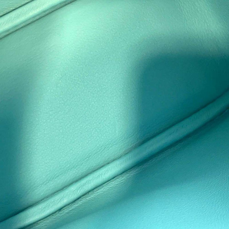 エルメス ハンドバッグ プリュム ミニ ブルーアトール/シルバー金具 スイフト T刻印 HERMES バッグ