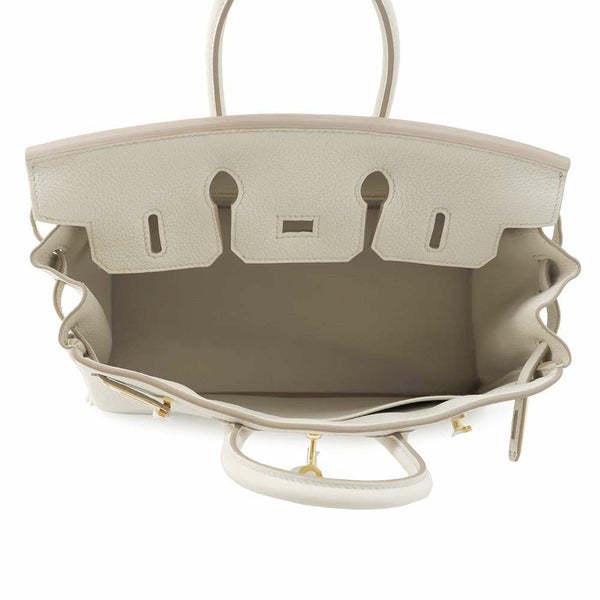 エルメス バーキン25 べトン/ゴールド金具 トゴ W刻印 HERMES Birkin ハンドバッグ