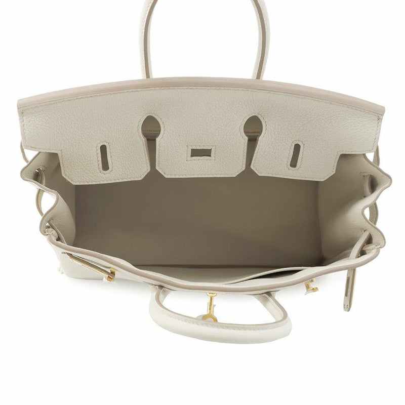 エルメス バーキン25 べトン/ゴールド金具 トゴ W刻印 HERMES Birkin ハンドバッグ