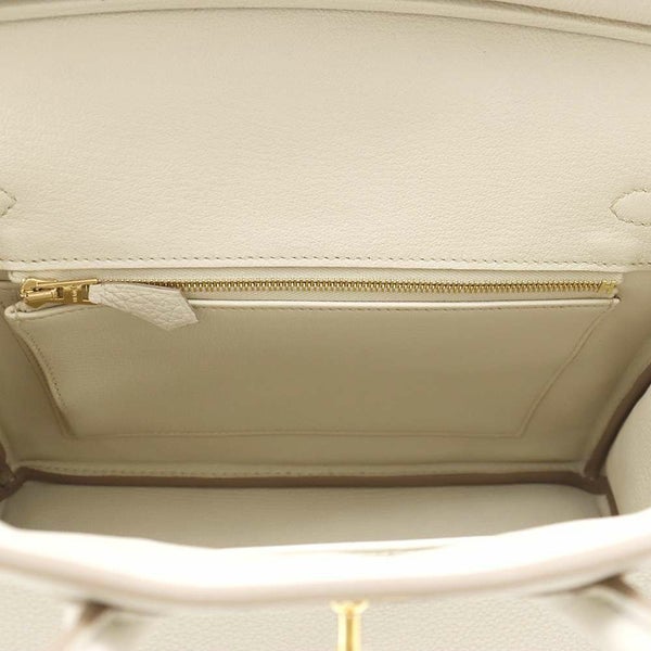 エルメス バーキン25 べトン/ゴールド金具 トゴ W刻印 HERMES Birkin ハンドバッグ