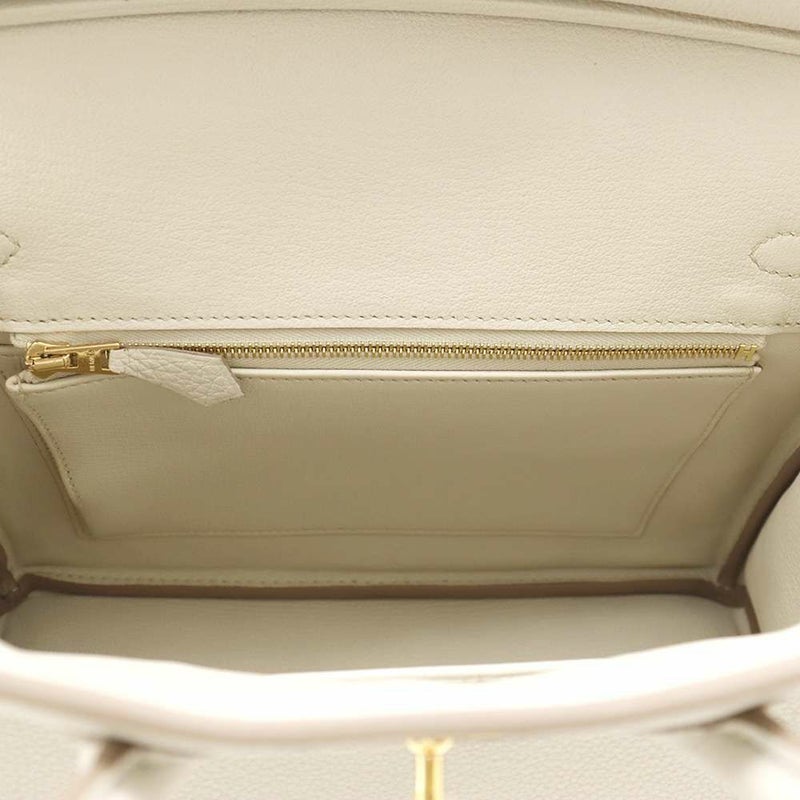 エルメス バーキン25 べトン/ゴールド金具 トゴ W刻印 HERMES Birkin ハンドバッグ