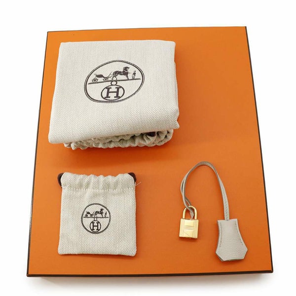 エルメス バーキン25 べトン/ゴールド金具 トゴ W刻印 HERMES Birkin ハンドバッグ