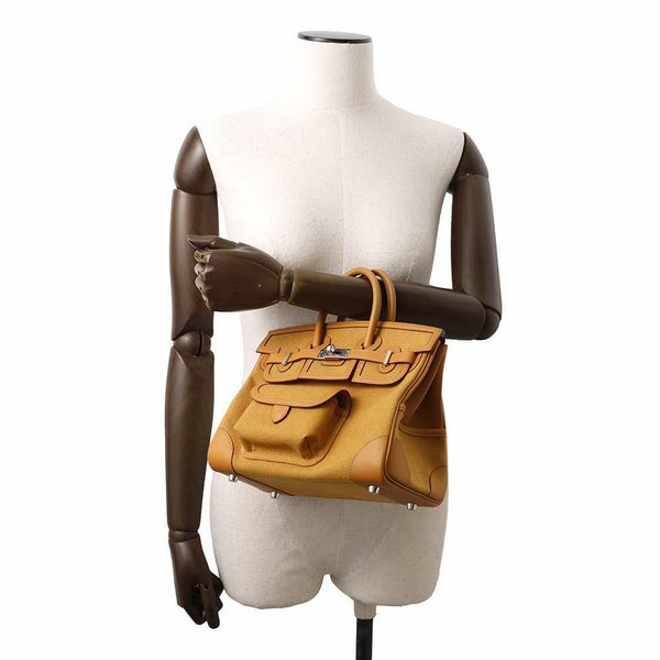 エルメス バーキン25 カーゴ セサミ/シルバー金具 トワルゴエラン/スイフト W刻印 HERMES Birkin ハンドバッグ