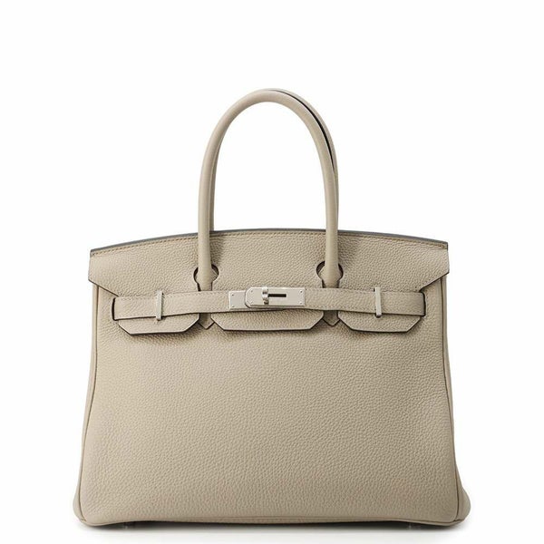 エルメス バーキン30 トゥルティエールグレー/シルバー金具 トゴ C刻印 HERMES Birkin ハンドバッグ