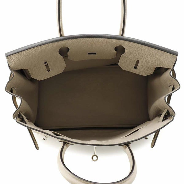 エルメス バーキン30 トゥルティエールグレー/シルバー金具 トゴ C刻印 HERMES Birkin ハンドバッグ