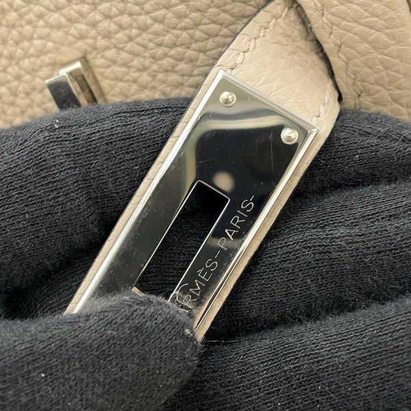 エルメス バーキン30 トゥルティエールグレー/シルバー金具 トゴ C刻印 HERMES Birkin ハンドバッグ
