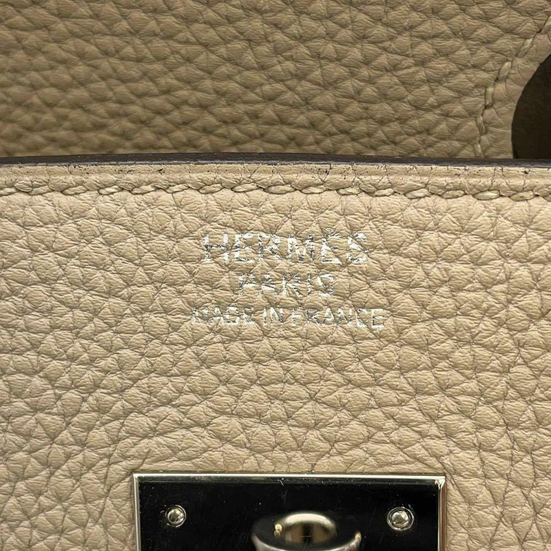 エルメス バーキン30 トゥルティエールグレー/シルバー金具 トゴ C刻印 HERMES Birkin ハンドバッグ