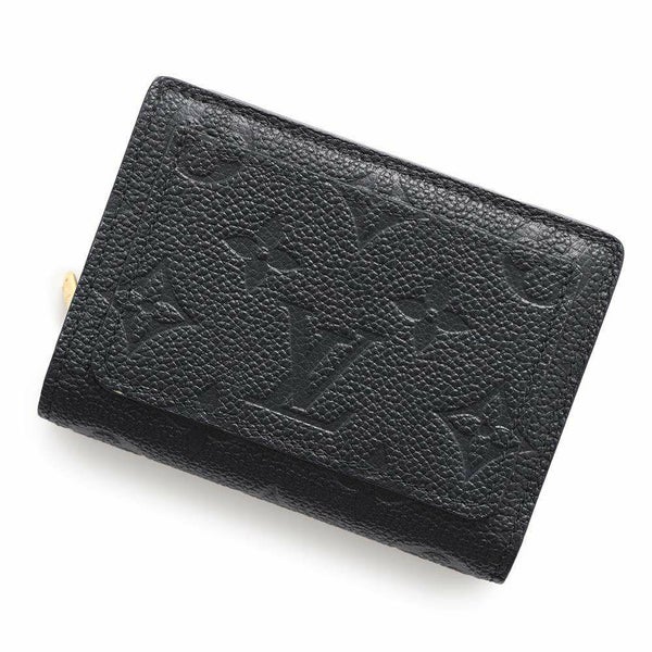 ルイヴィトン 二つ折り財布 モノグラム・アンプラント ポルトフォイユ・クレア M80151 LOUIS VUITTON ブラック 黒
