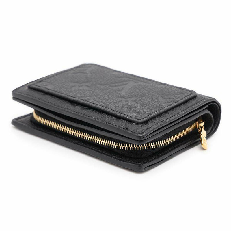 ルイヴィトン 二つ折り財布 モノグラム・アンプラント ポルトフォイユ・クレア M80151 LOUIS VUITTON ブラック 黒