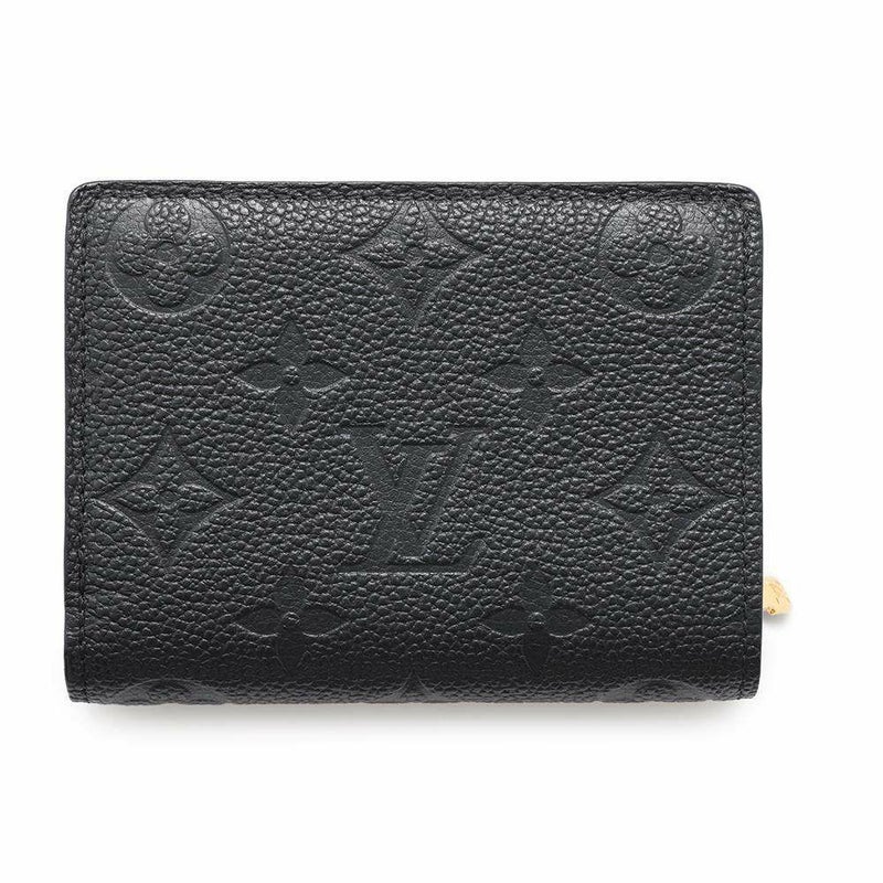 ルイヴィトン 二つ折り財布 モノグラム・アンプラント ポルトフォイユ・クレア M80151 LOUIS VUITTON ブラック 黒