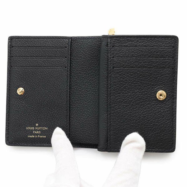 ルイヴィトン 二つ折り財布 モノグラム・アンプラント ポルトフォイユ・クレア M80151 LOUIS VUITTON ブラック 黒