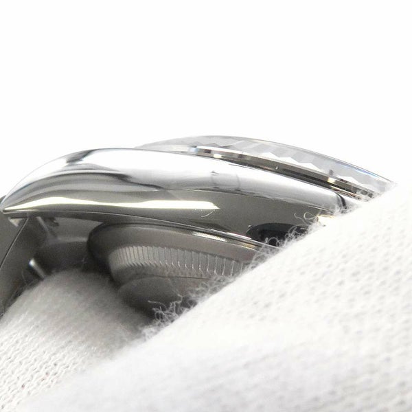 ロレックス デイトジャスト36 SS/K18WG ランダムシリアル ルーレット 126234 ROLEX 腕時計 ブライトブラック文字盤