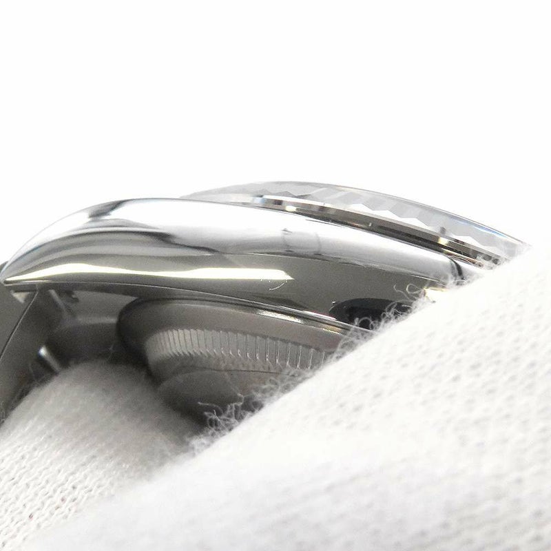 ロレックス デイトジャスト36 SS/K18WG ランダムシリアル ルーレット 126234 ROLEX 腕時計 ブライトブラック文字盤