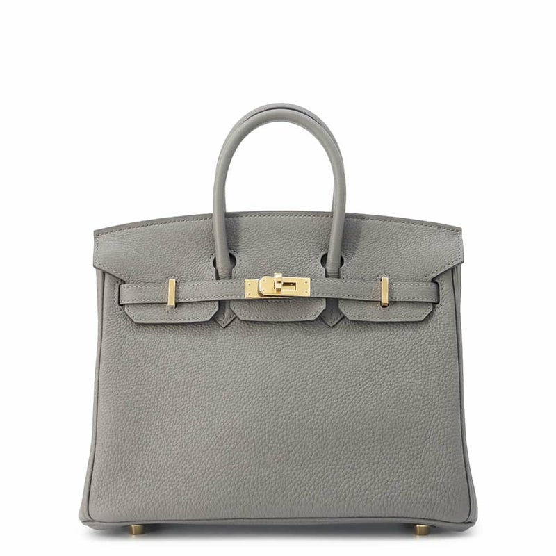 エルメス バーキン25 グリメイヤー/ゴールド金具 トゴ W刻印 HERMES Birkin ハンドバッグ