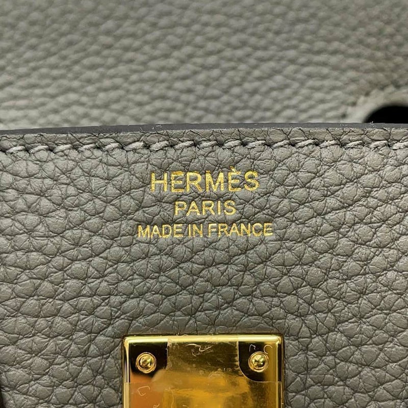エルメス バーキン25 グリメイヤー/ゴールド金具 トゴ W刻印 HERMES Birkin ハンドバッグ