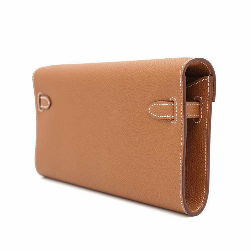 エルメス ケリーウォレット ロング トゥーゴー ゴールド/ゴールド金具 エプソン W刻印 財布