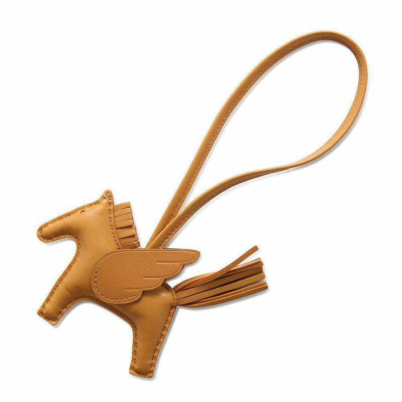 エルメス バッグチャーム ロデオPM ペガサス セサミ ラムスキン B刻印