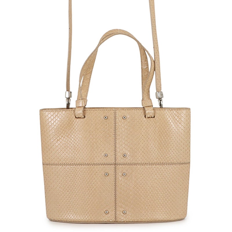トッズ ハンドバッグ トップハンドルバッグ パイソン TOD'S 2way