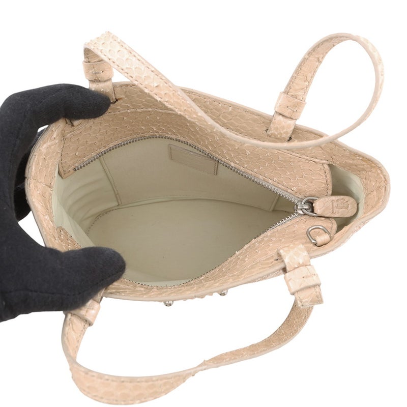 トッズ ハンドバッグ トップハンドルバッグ パイソン TOD'S 2way