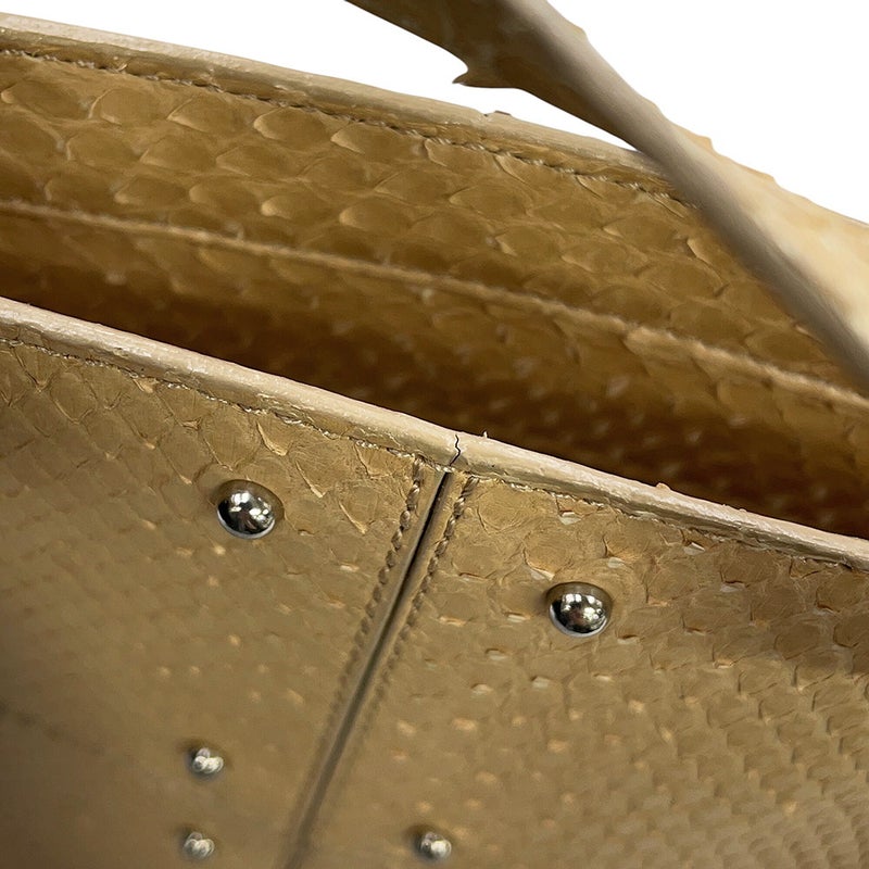 トッズ ハンドバッグ トップハンドルバッグ パイソン TOD'S 2way