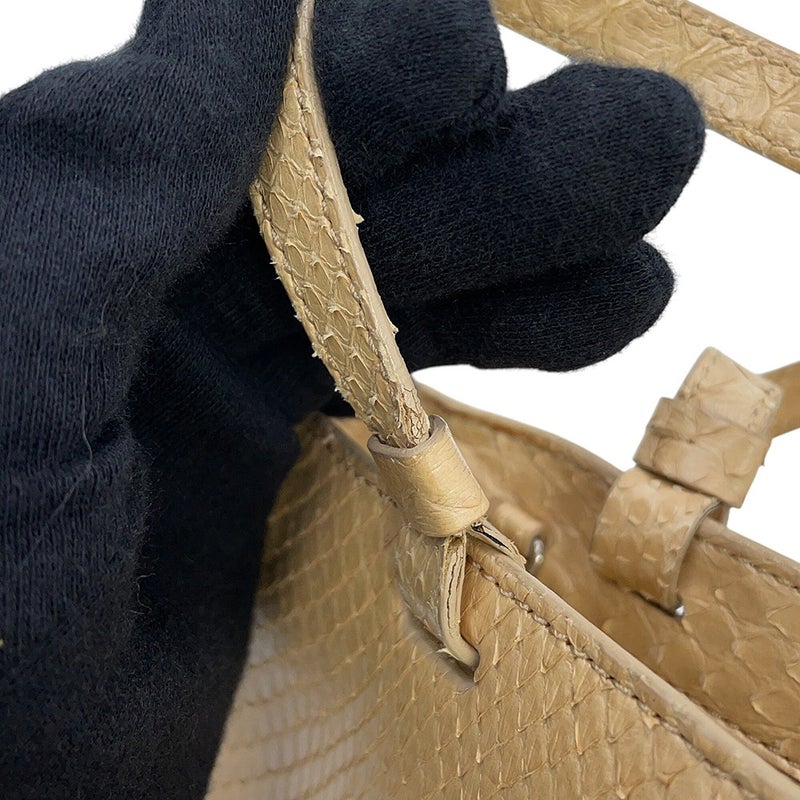 トッズ ハンドバッグ トップハンドルバッグ パイソン TOD'S 2way