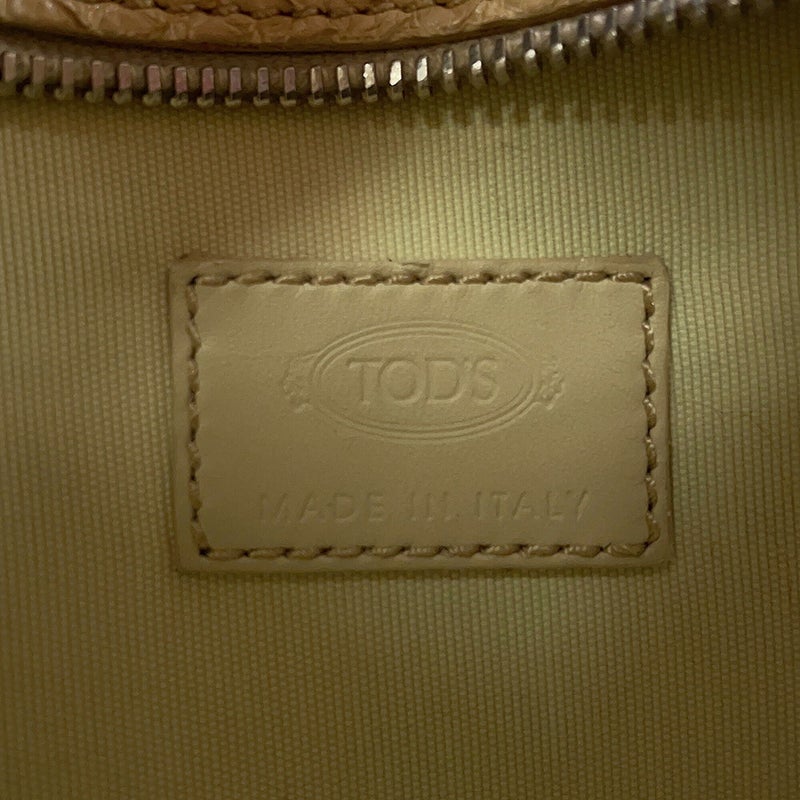トッズ ハンドバッグ トップハンドルバッグ パイソン TOD'S 2way