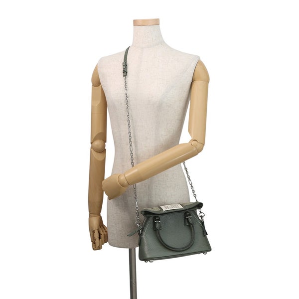 メゾンマルジェラ ハンドバッグ 5AC マイクロ レザー キャンバス S56WG0081 Maison Margiela 2way