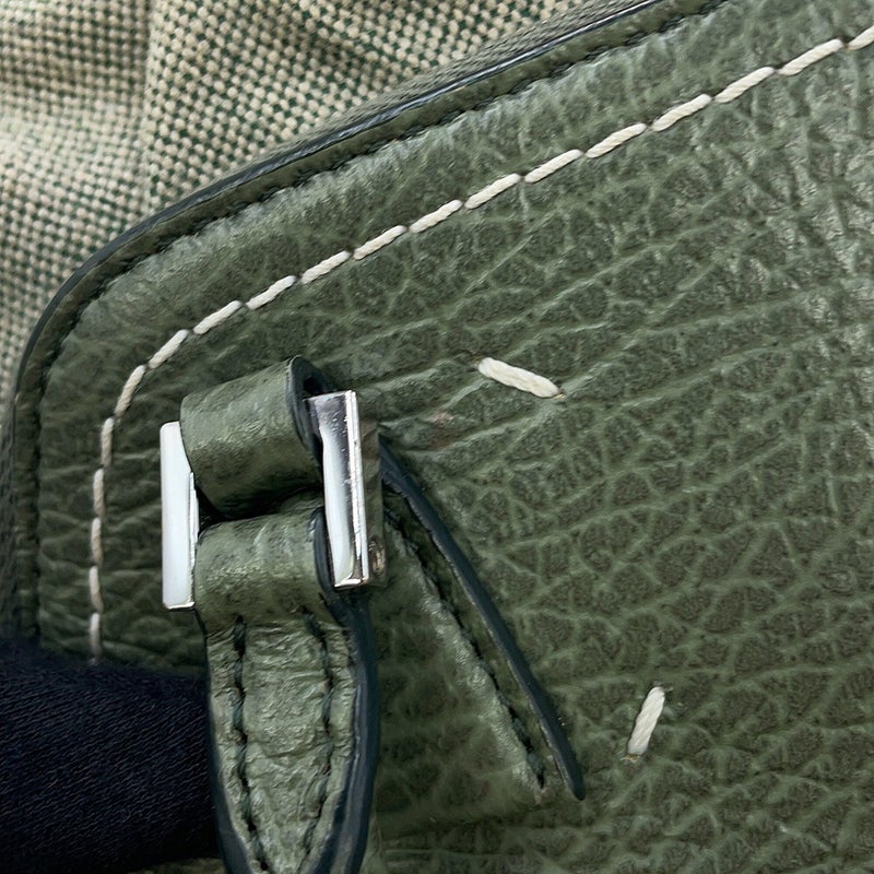 メゾンマルジェラ ハンドバッグ 5AC マイクロ レザー キャンバス S56WG0081 Maison Margiela 2way